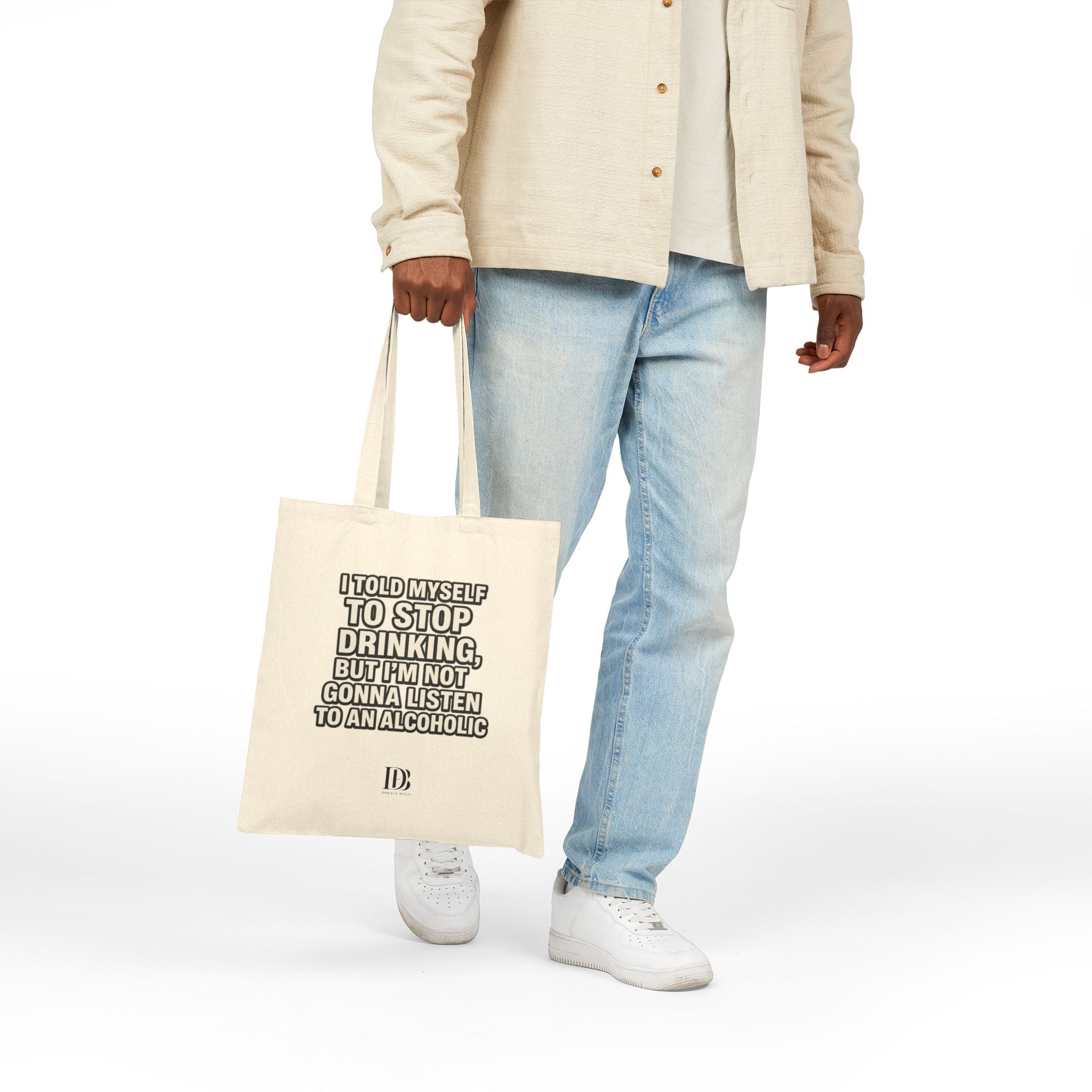 Stop Drinking shopping bag