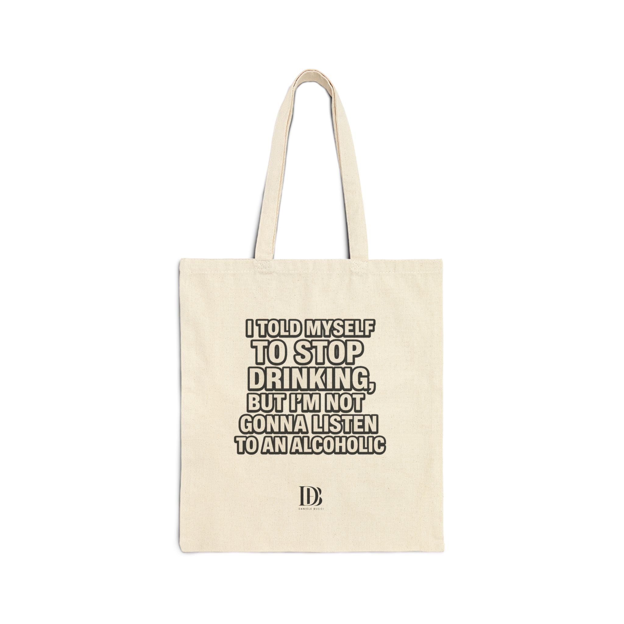 Stop Drinking shopping bag