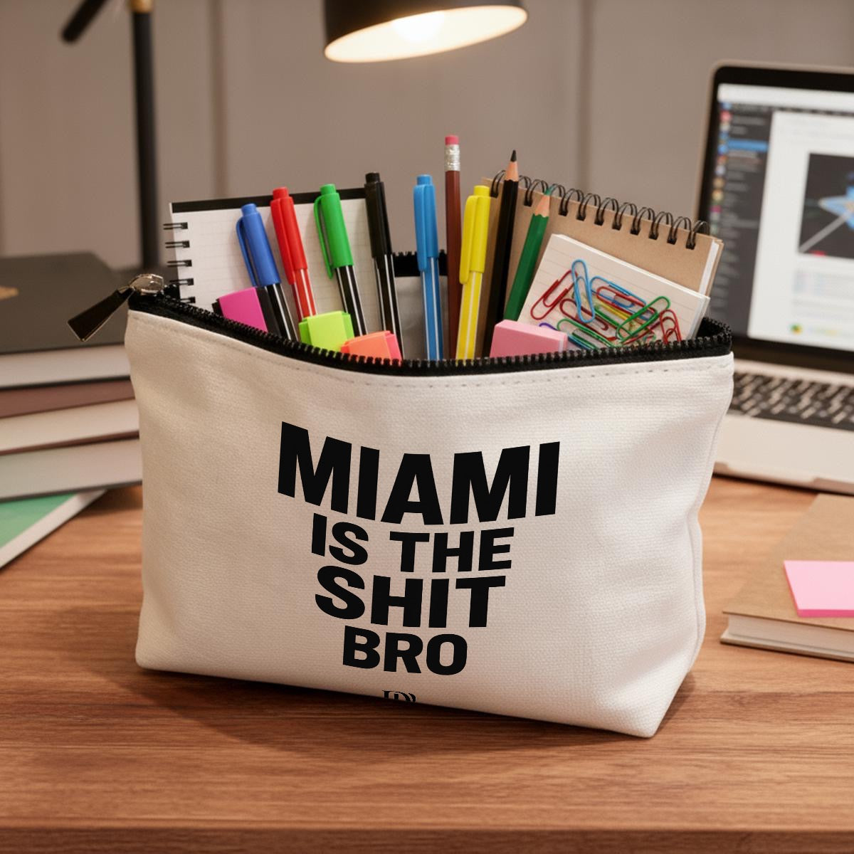 Miami is the shit bro Travel Organizer bag