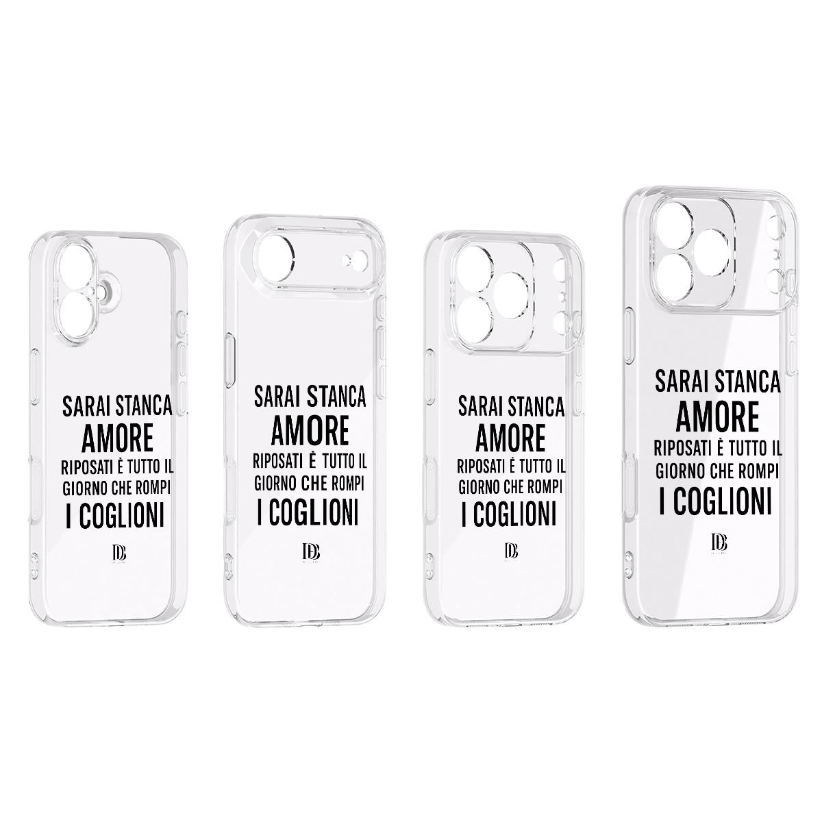 Sarai stanca amore riposati è tutto il giorno che rompi i coglioni iPhone 17 Series Mobile Phone Case