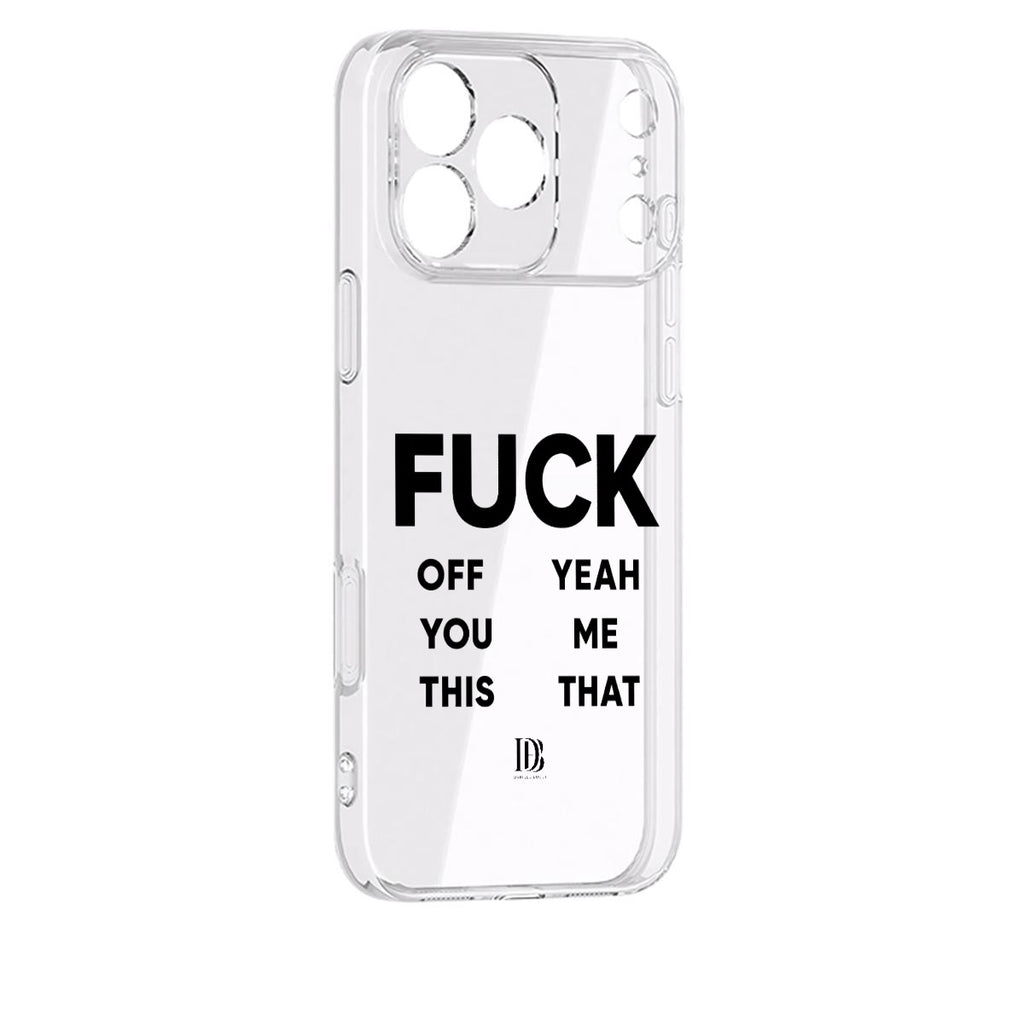 Fuck iPhone 17 Series Mobile Phone Case