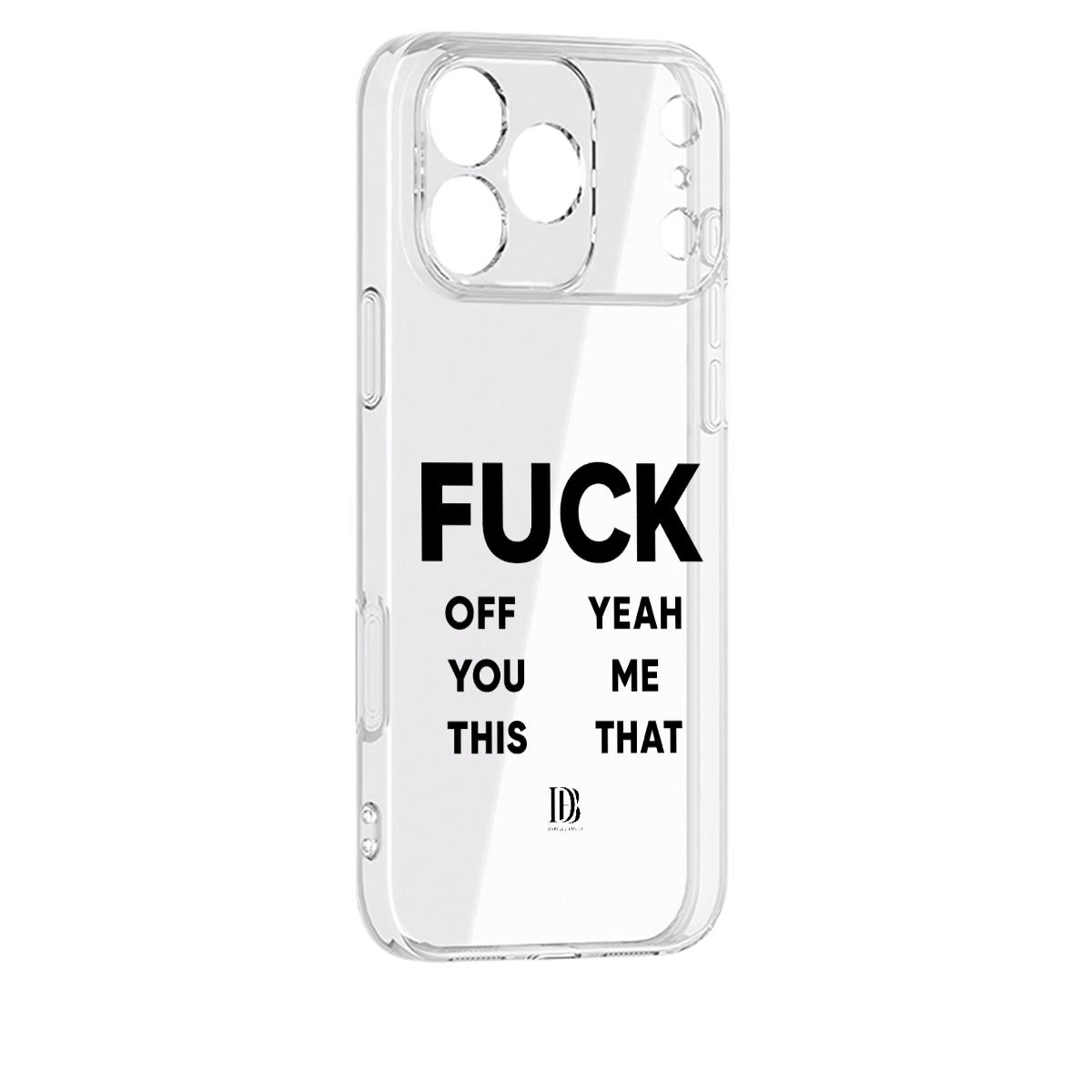 Fuck iPhone 17 Series Mobile Phone Case