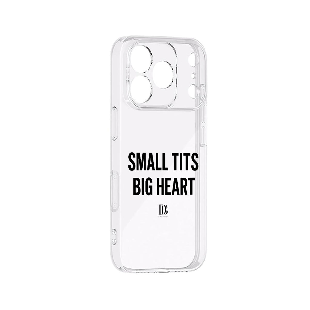 Small tits big heart iPhone 17 Series Mobile Phone Case