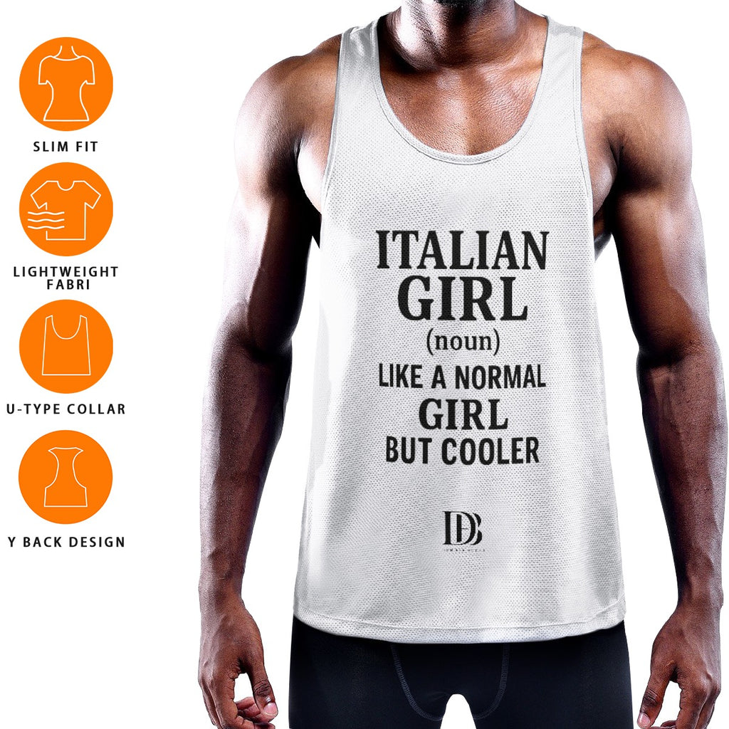 Italian girl like a normal girl but cooler Muscle Tank Top