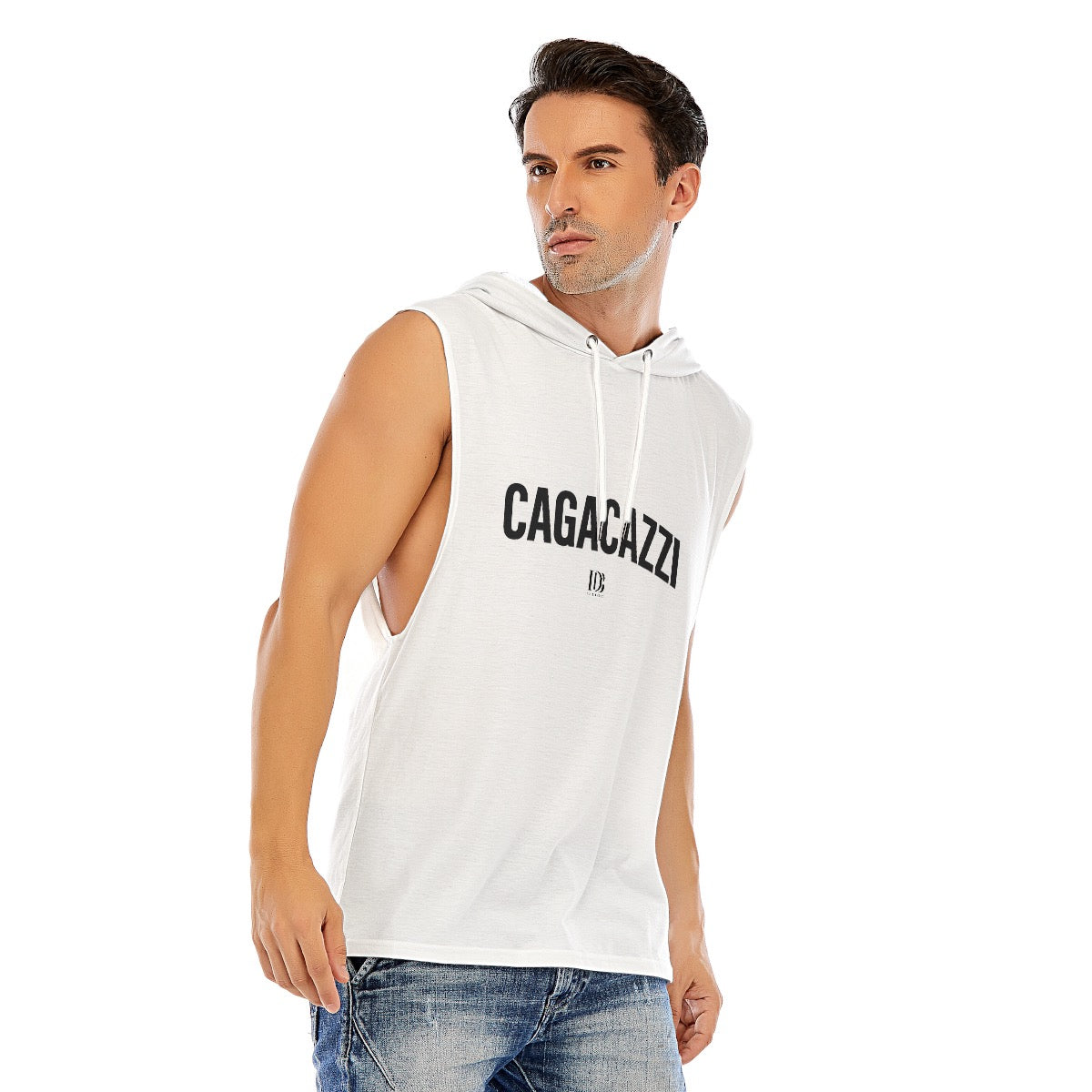 Cagacazzi Unisex Sleeveless Pullover Hoodie