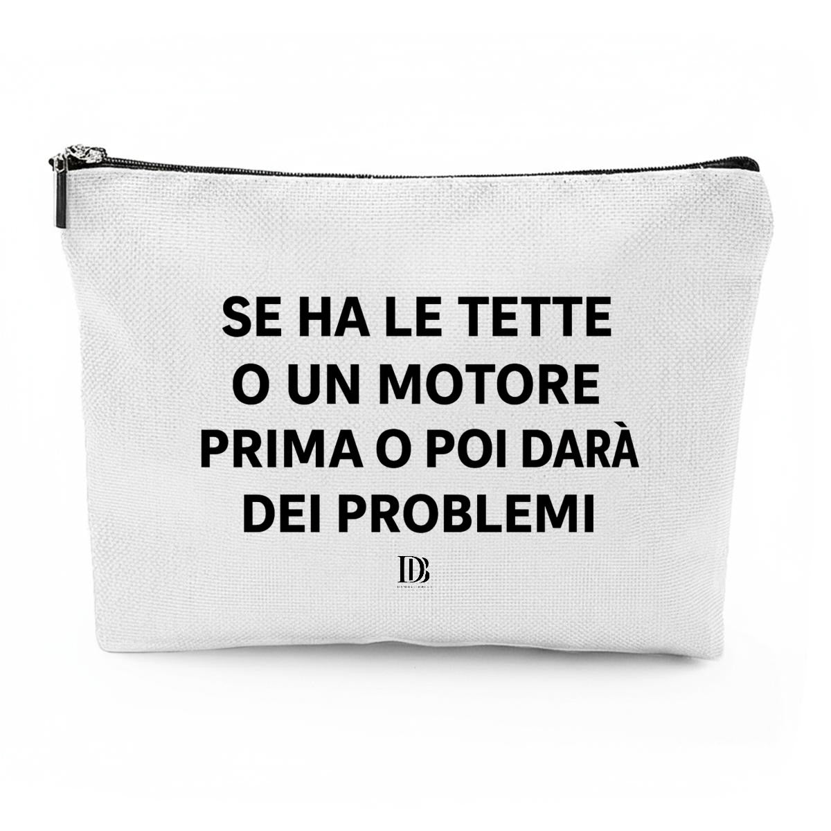 Se ha le tette o un motore prima o poi ti darà dei problemi Travel Organizer bag