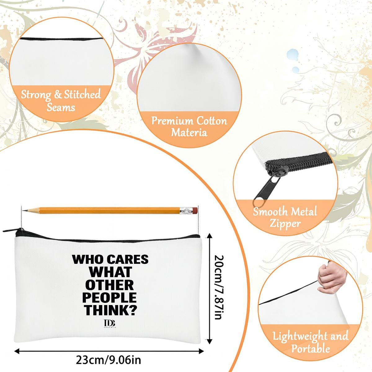 Who cares what the other people think Travel Organizer bag