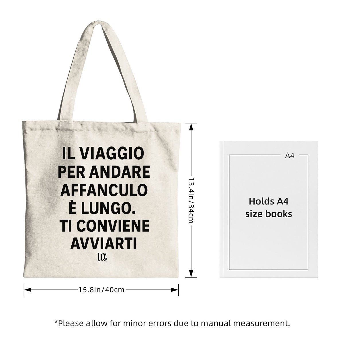 Il viaggio per andare affanculo è lungo ti conviene avviarti Shopping Bag