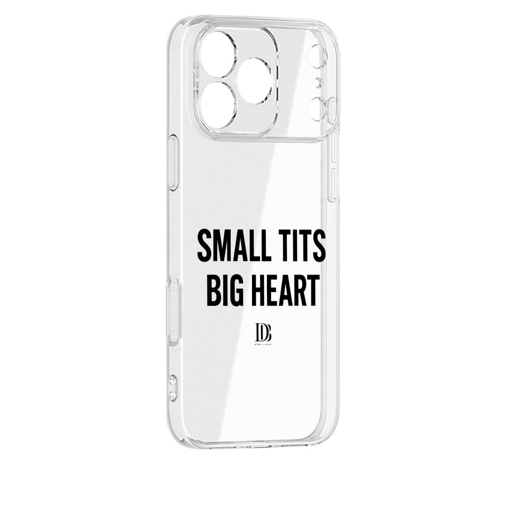 Small tits big heart iPhone 17 Series Mobile Phone Case