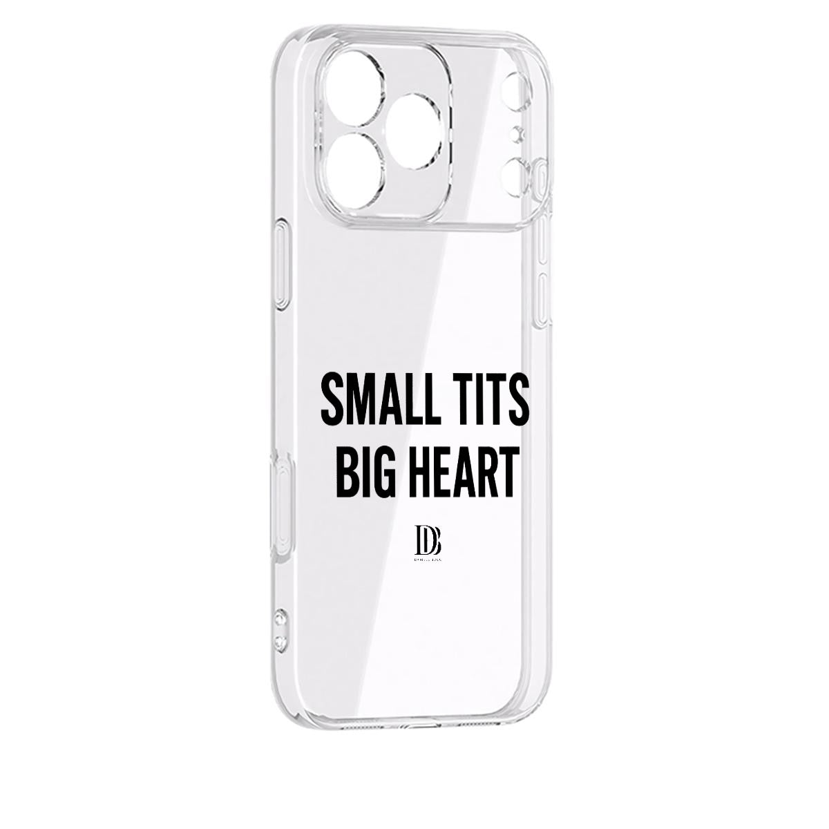 Small tits big heart iPhone 17 Series Mobile Phone Case