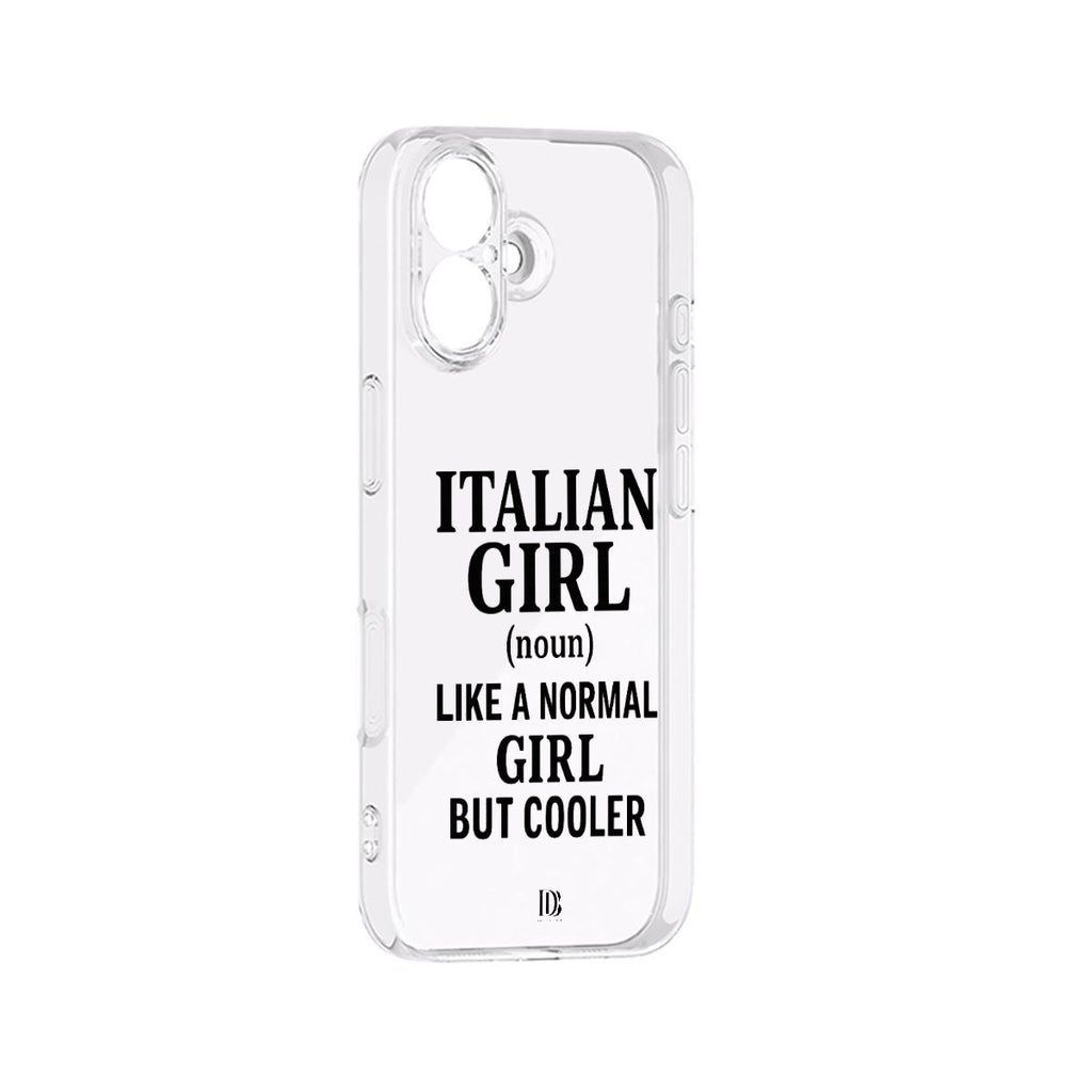 Italian girl like a normal girl but cooler iPhone 17 Series Mobile Phone Case