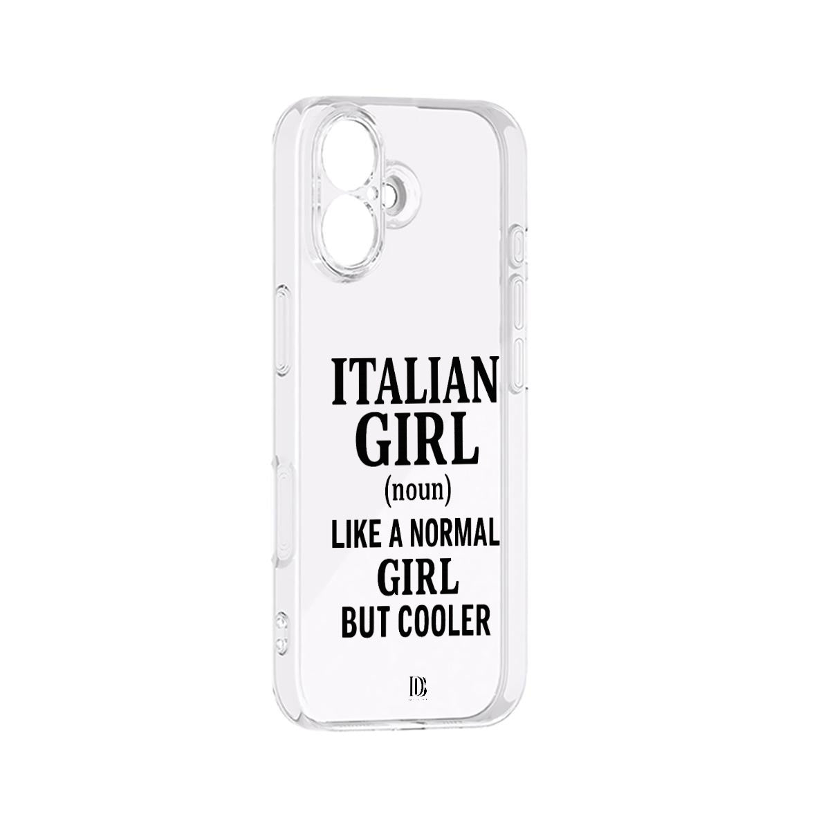 Italian girl like a normal girl but cooler iPhone 17 Series Mobile Phone Case