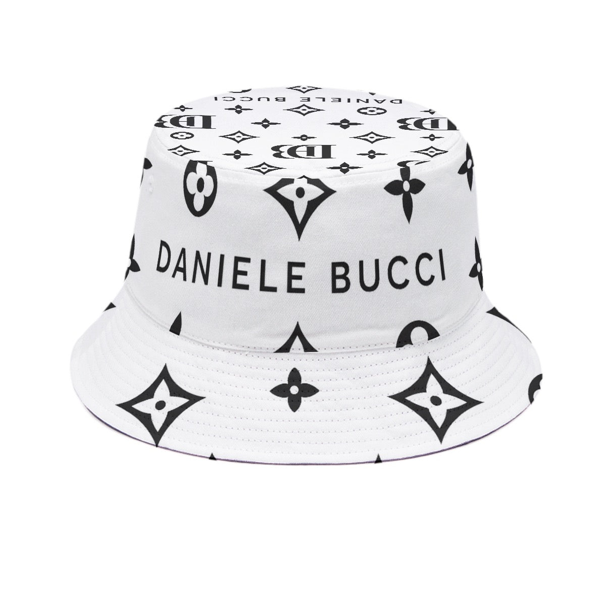 Daniele Bucci black and white Bucket Hat