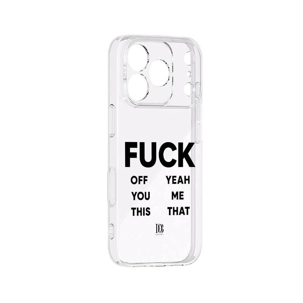 Fuck iPhone 17 Series Mobile Phone Case