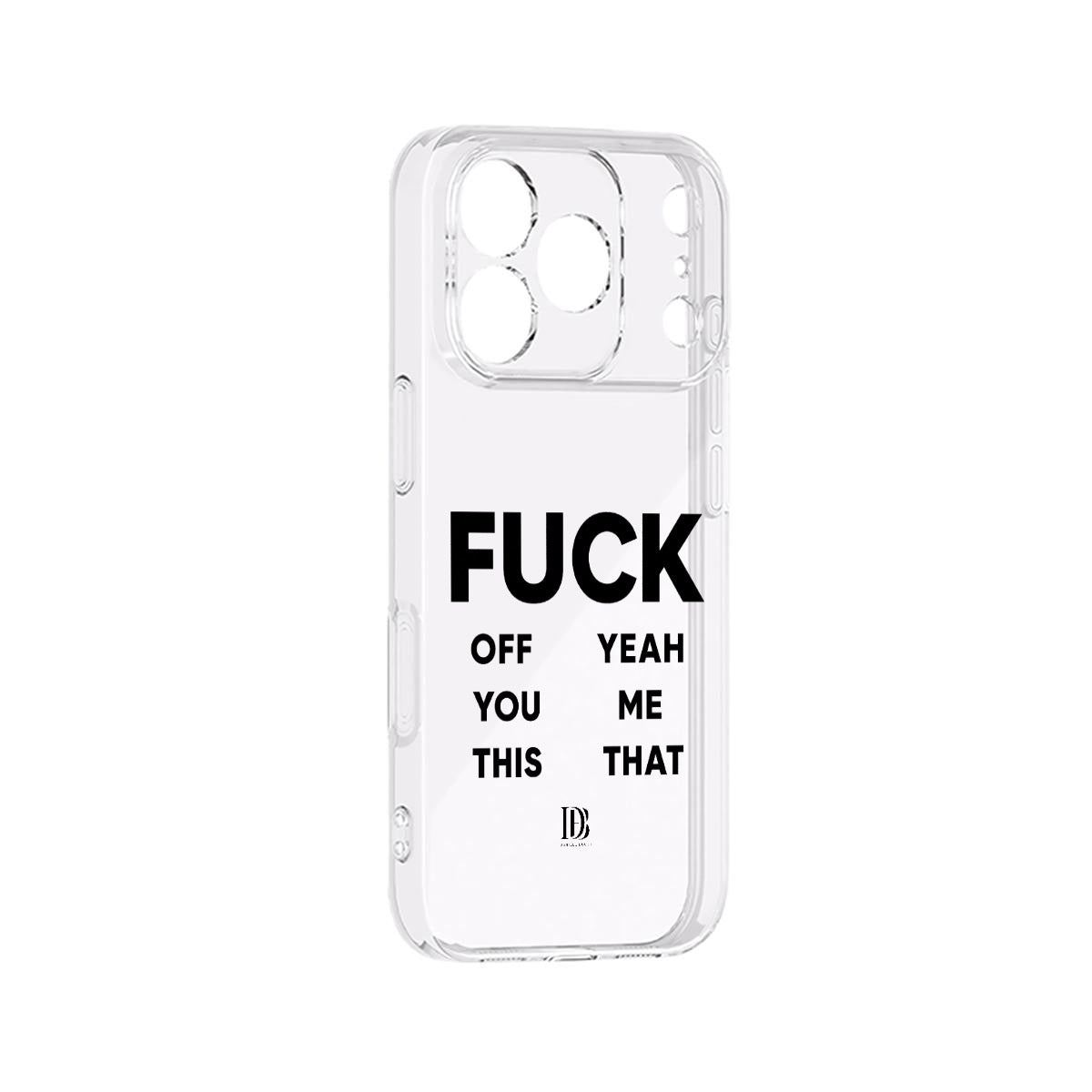 Fuck iPhone 17 Series Mobile Phone Case