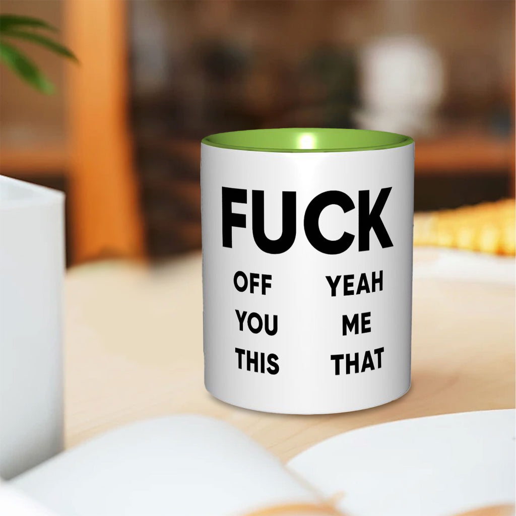 Fuck 11oz Double Color Mug