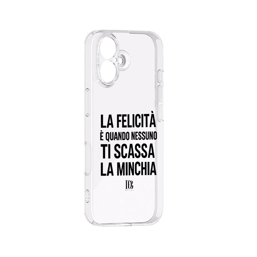 La felicità è quando nessuno ti scassa la minchia iPhone 17 Series Mobile Phone Case