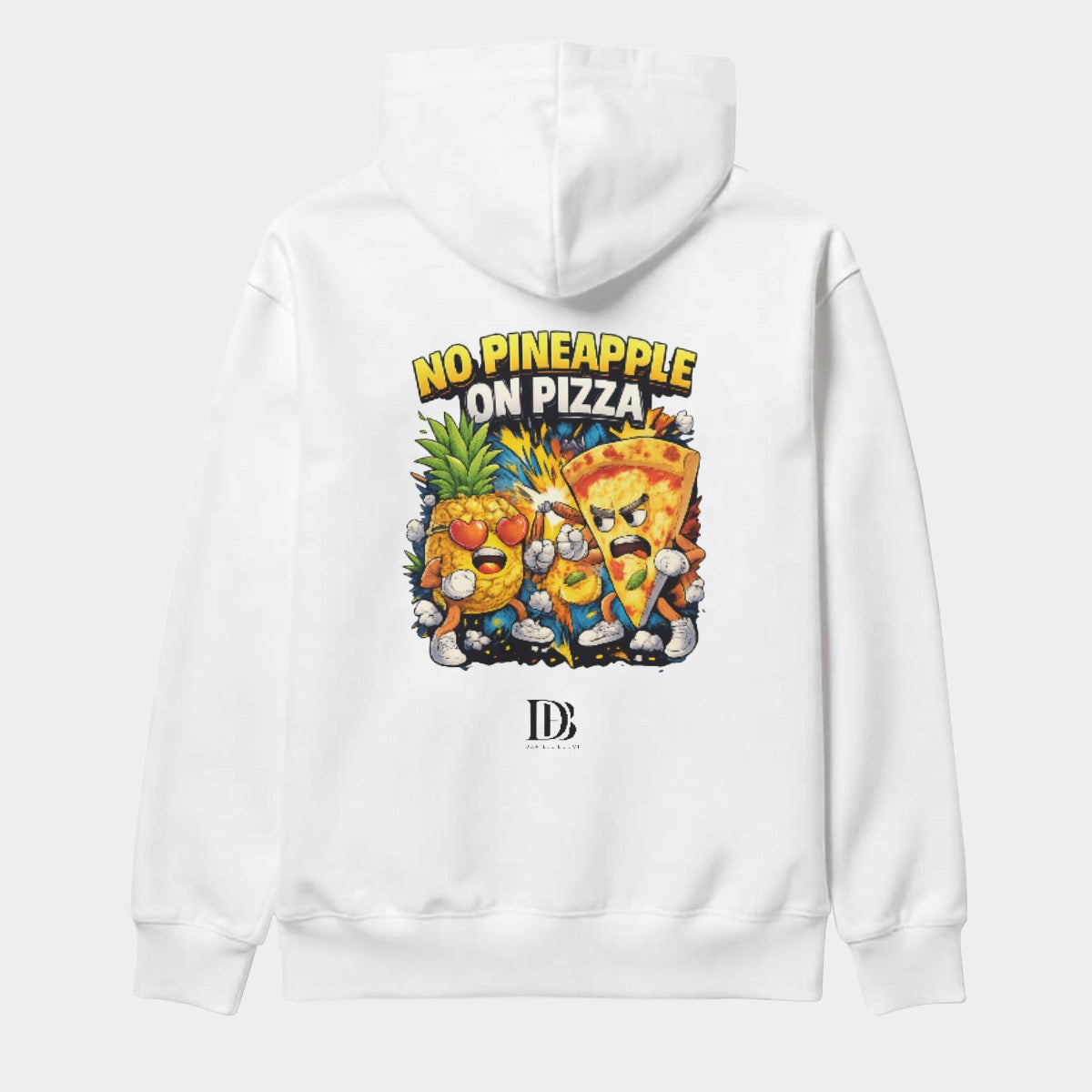 No pineapple on pizza unisex Pullover Hoodie