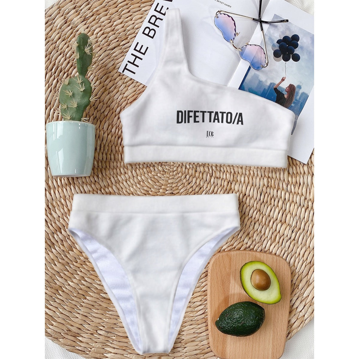 Difettato/a Women Bikini With Single Shoulder