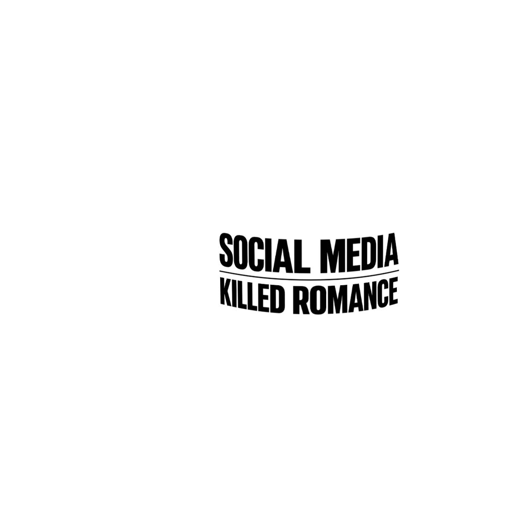 Social media killed romance 11oz Double Color Mug