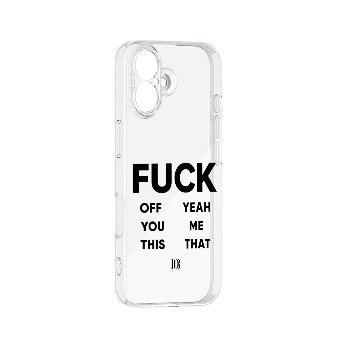 Fuck iPhone 17 Series Mobile Phone Case