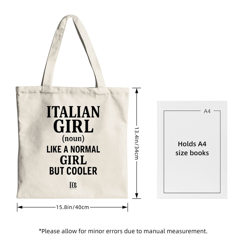 Italian girl like a normal girl but cooler Shopping bag