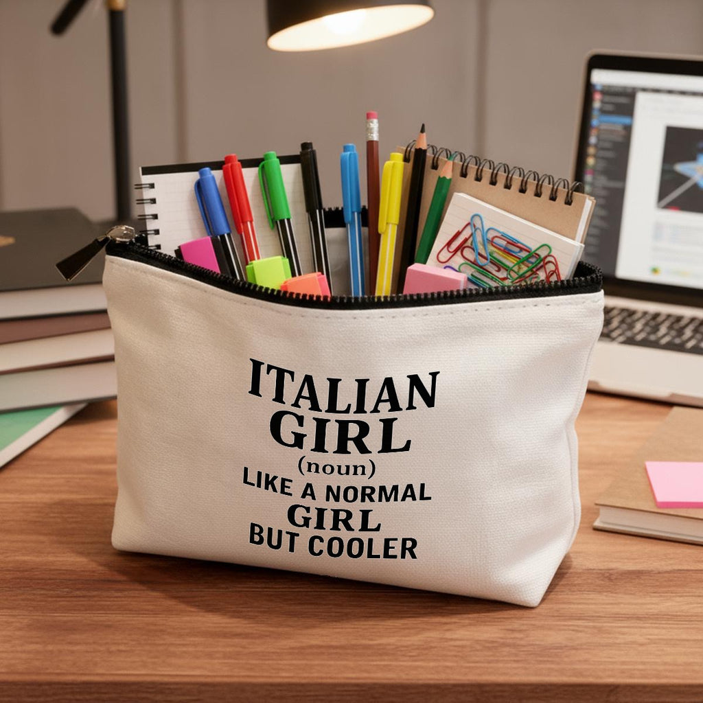 Italian girl like a normal girl but cooler Travel Organizer bag