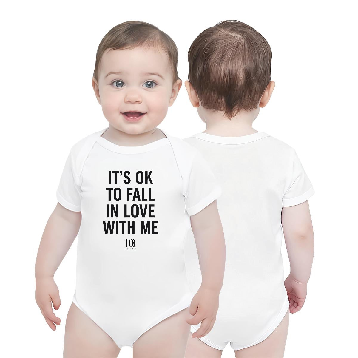 It’s ok to fall in love with me infantil Bodysuits