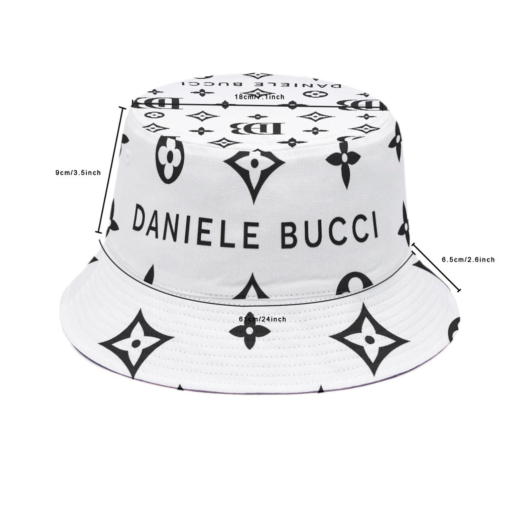Daniele Bucci black and white Bucket Hat