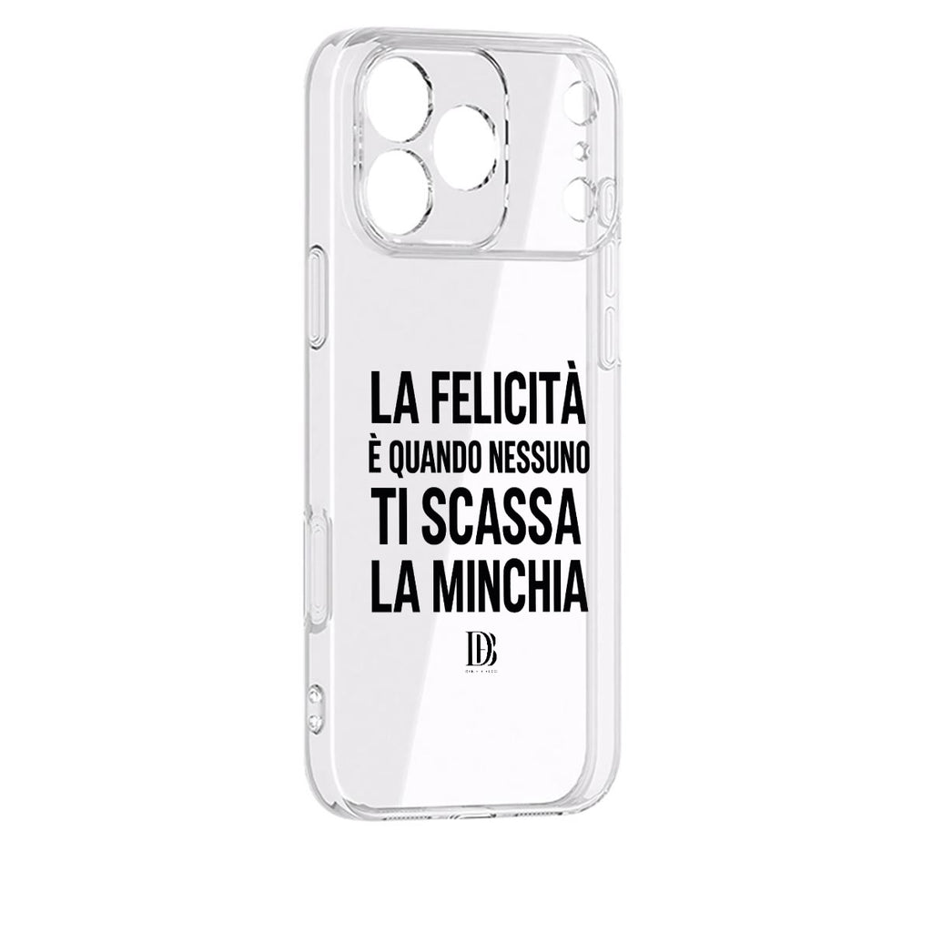 La felicità è quando nessuno ti scassa la minchia iPhone 17 Series Mobile Phone Case