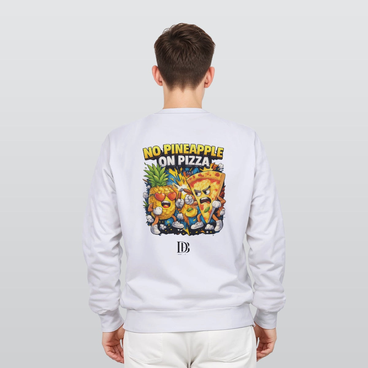 No pineapple on pizza unisex Sweatshirt