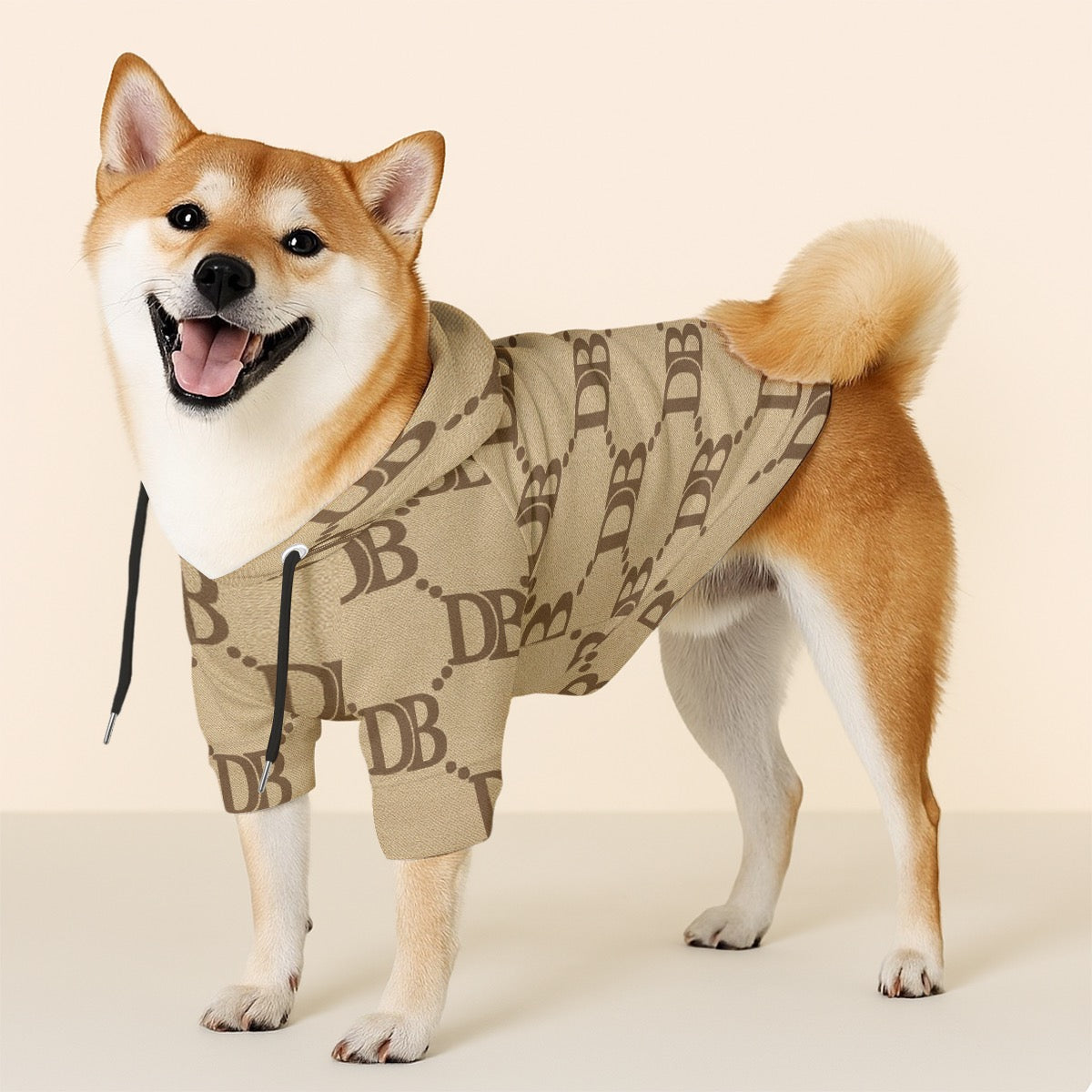 Daniele Bucci brown Pet Hoodie Sweatshirt