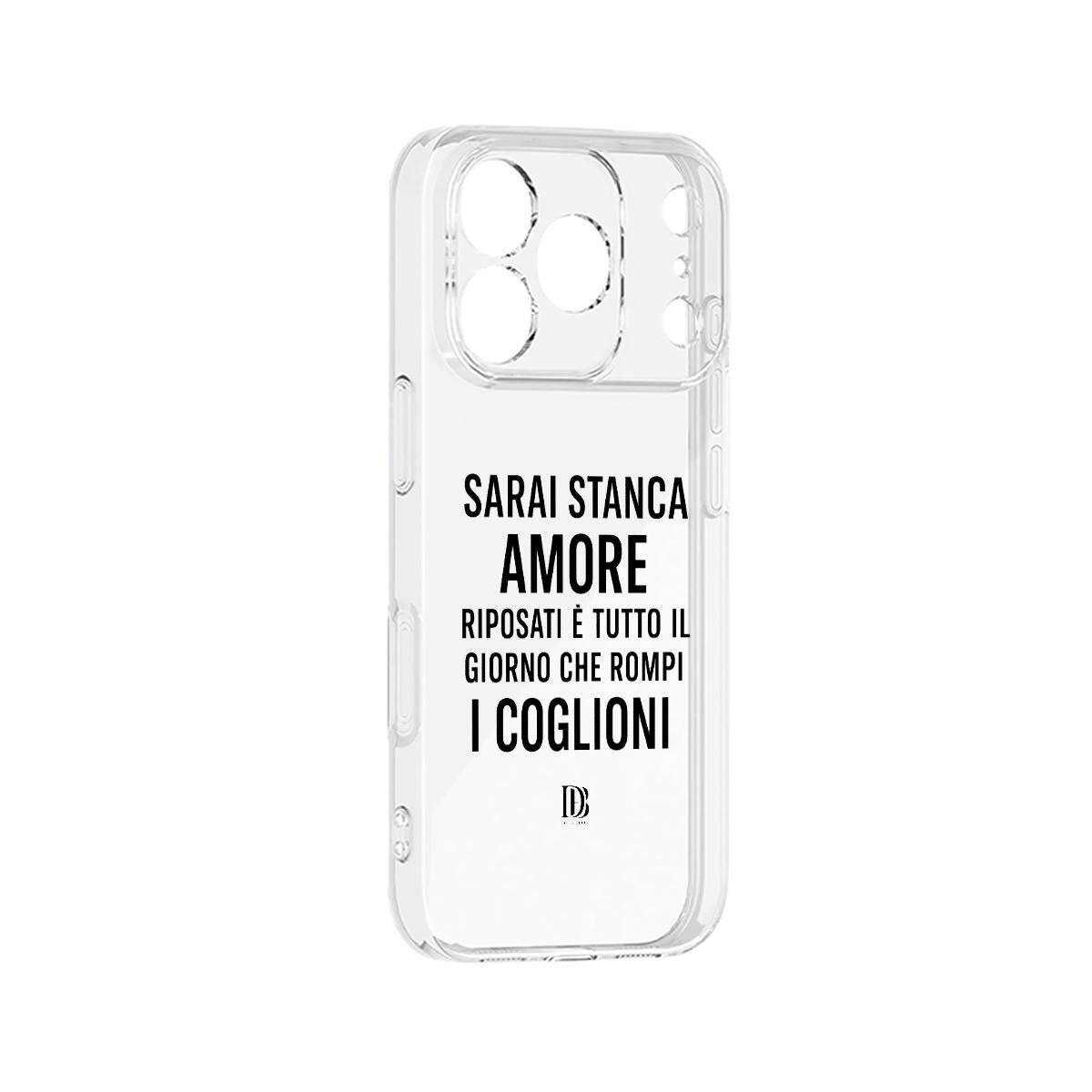 Sarai stanca amore riposati è tutto il giorno che rompi i coglioni iPhone 17 Series Mobile Phone Case