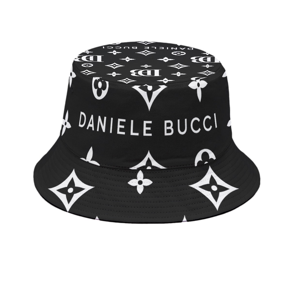 Daniele Bucci black and white Bucket Hat