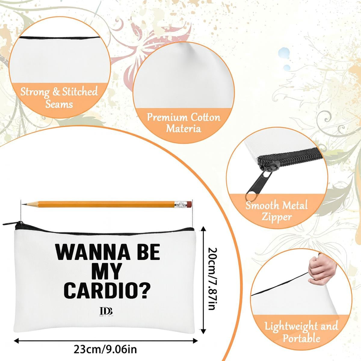 Wanna be my cardio Travel Organizer bag