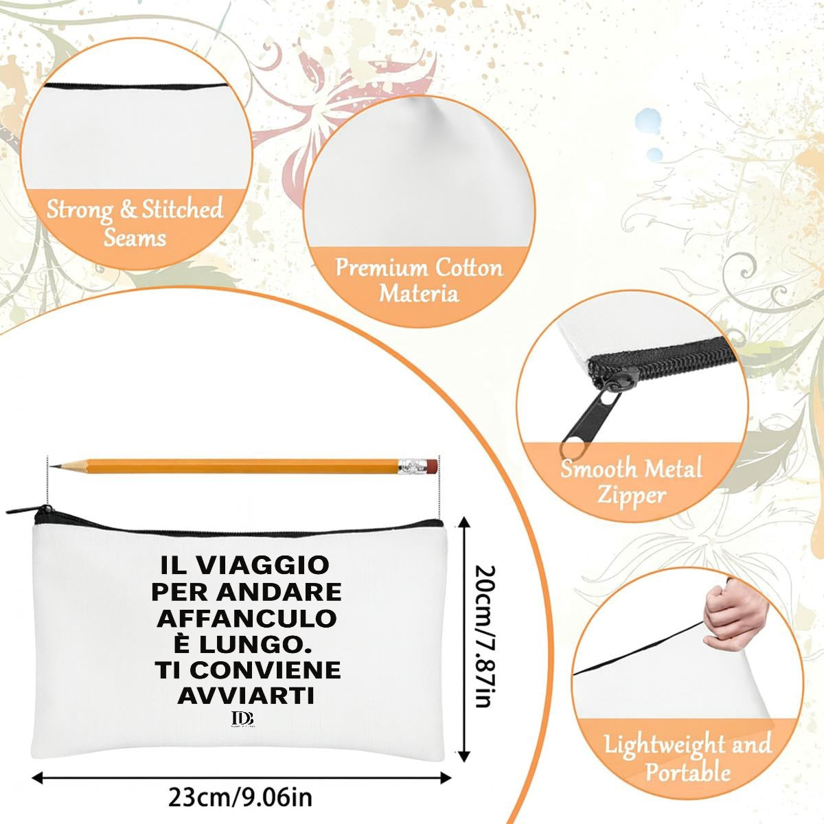 Il viaggio per andare affanculo è lungo ti conviene avviarti 
Travel Organizer Bag