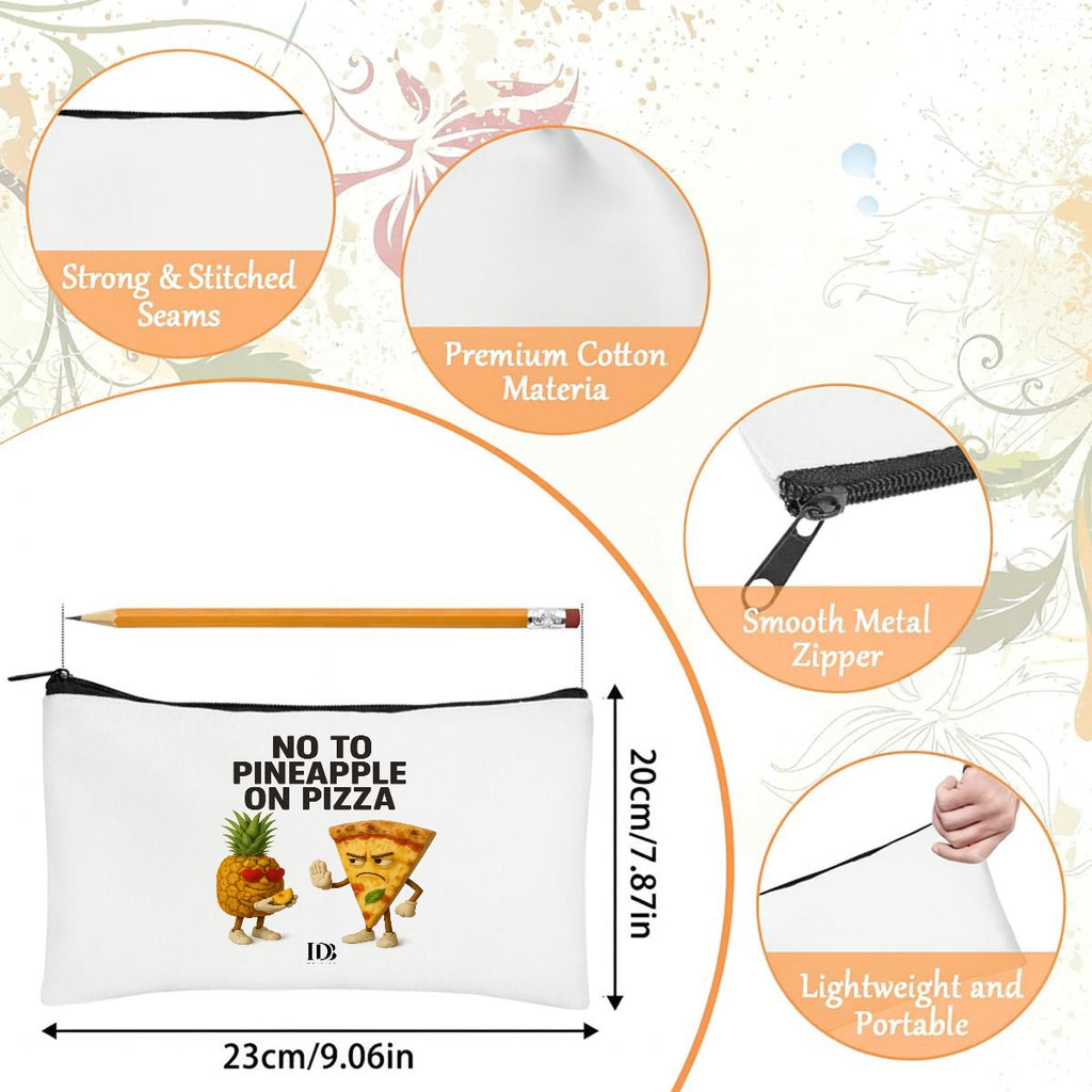 No to pineapple on pizza Travel Organizer bag