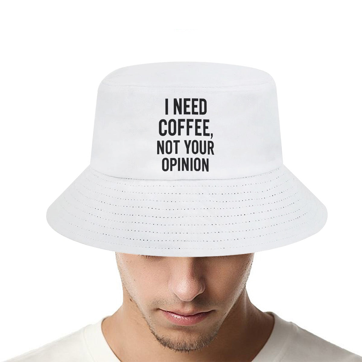 I need coffee not your opinion 
Bucket Hat