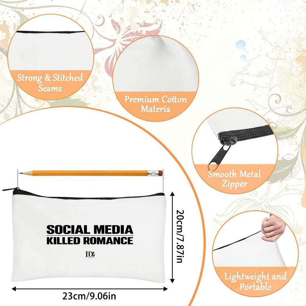 Social media killed romance Travel Organizer bag