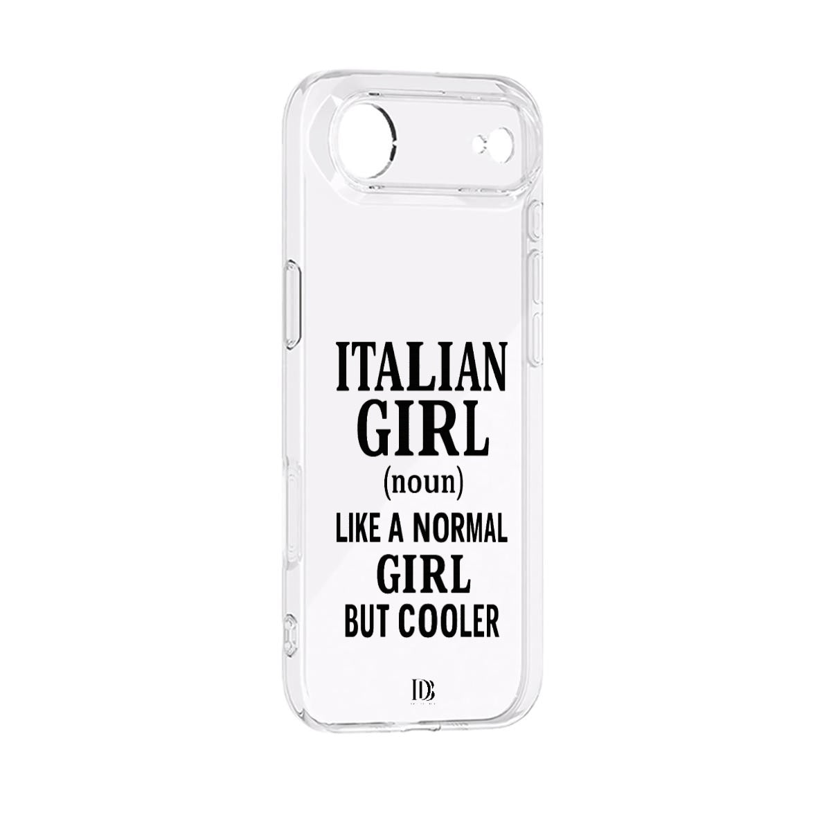 Italian girl like a normal girl but cooler iPhone 17 Series Mobile Phone Case