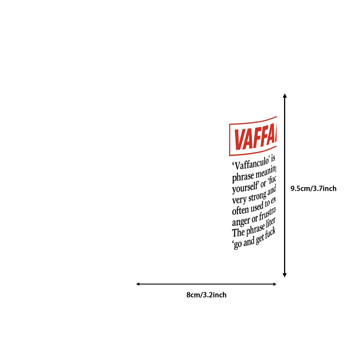 Vaffanculo 11oz Double Color Mug