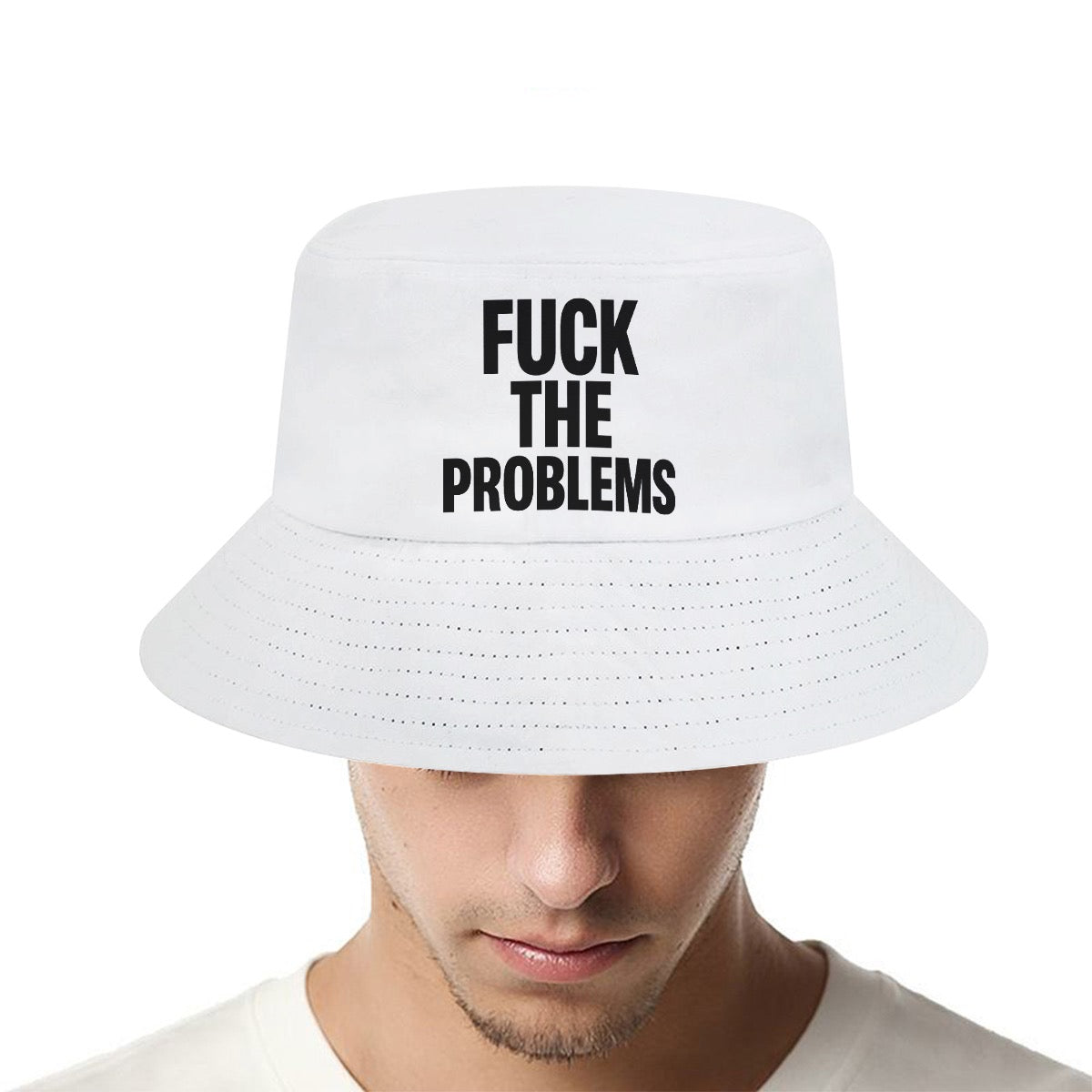 Fuck the problems Bucket Hat