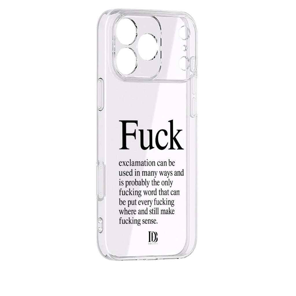 Fuck iPhone 17 Series Mobile Phone Case