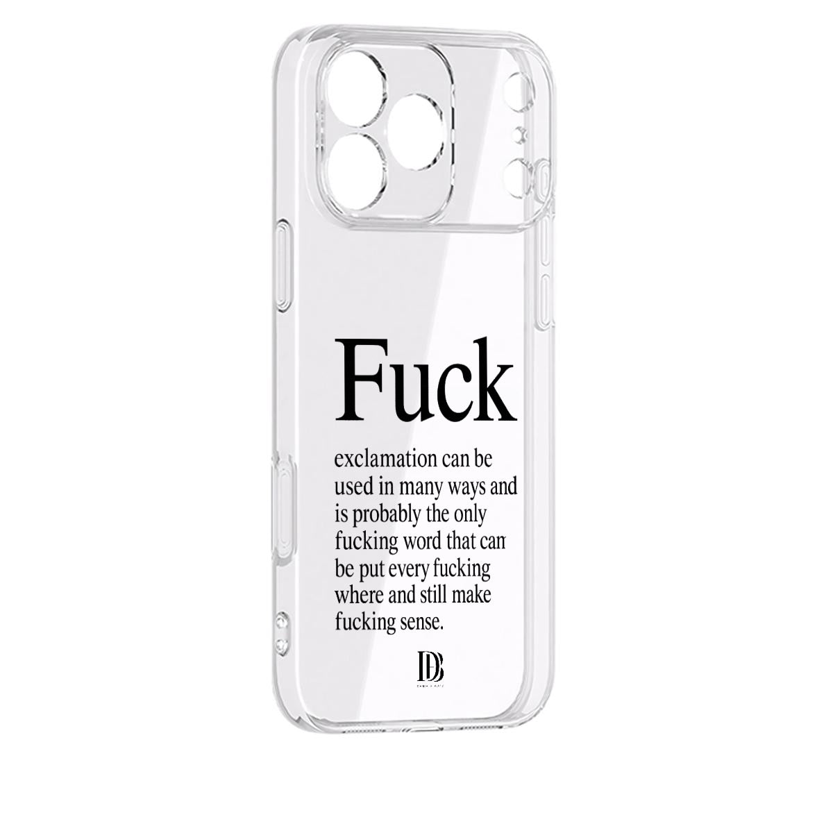 Fuck iPhone 17 Series Mobile Phone Case