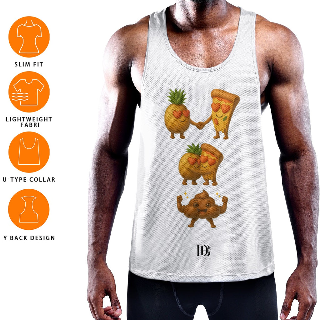 No pineapple on pizza Muscle Tank Top