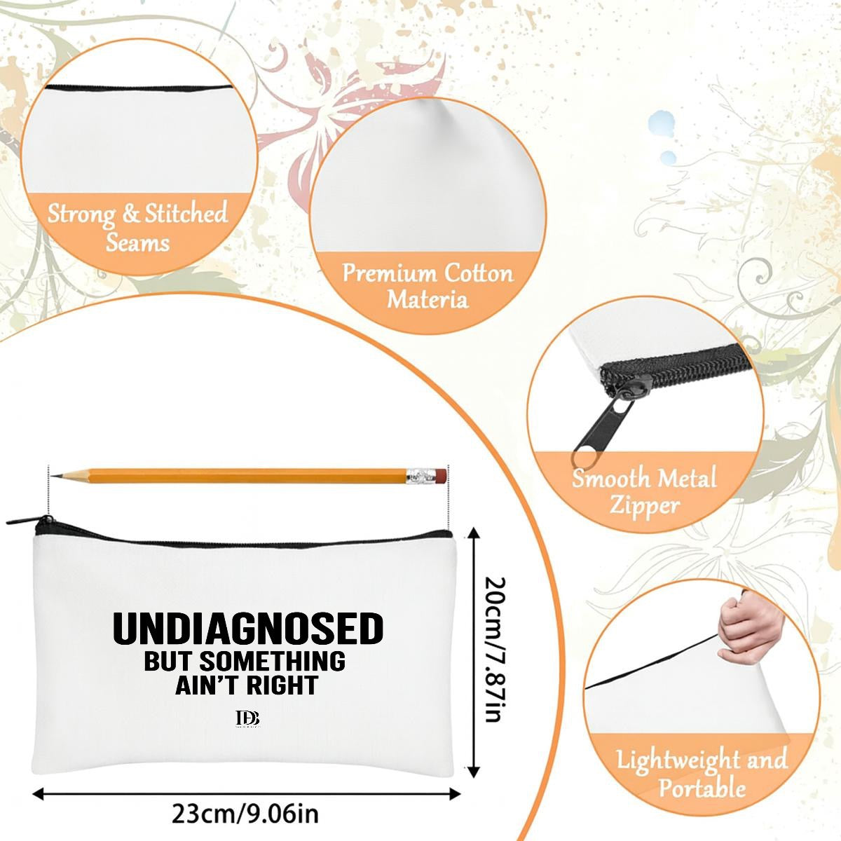 UNDIAGNOSED BUT SOMETHING AIN'T RIGHT Travel Organizer bag