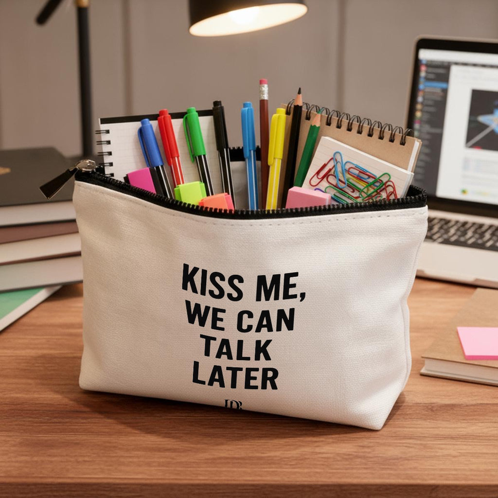 Kiss me we can talk later Travel Organizer bag