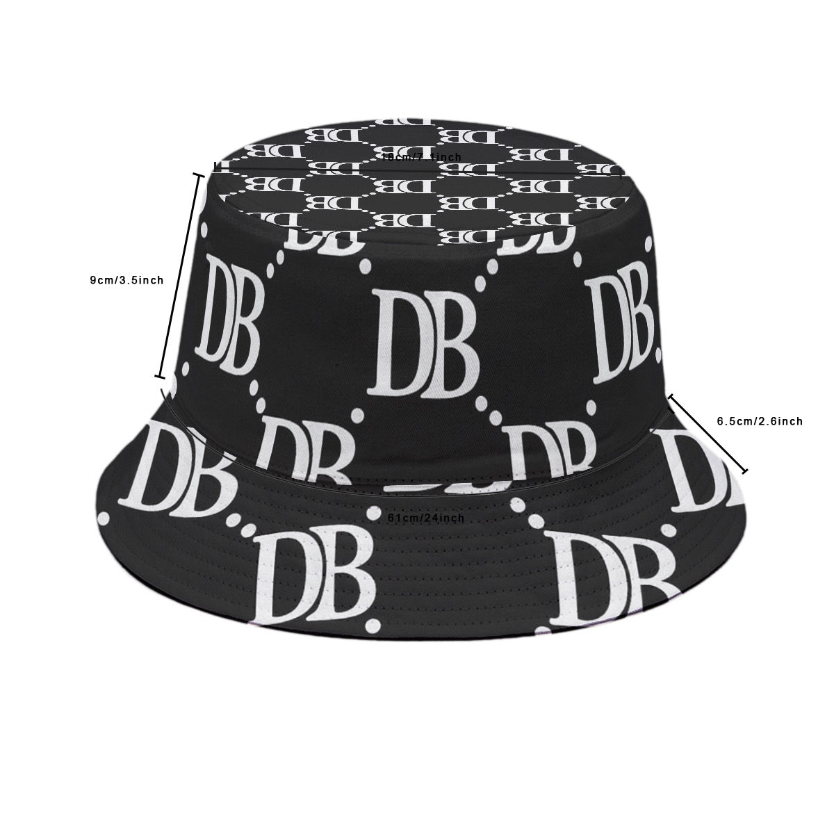 Daniele Bucci black and white Bucket Hat