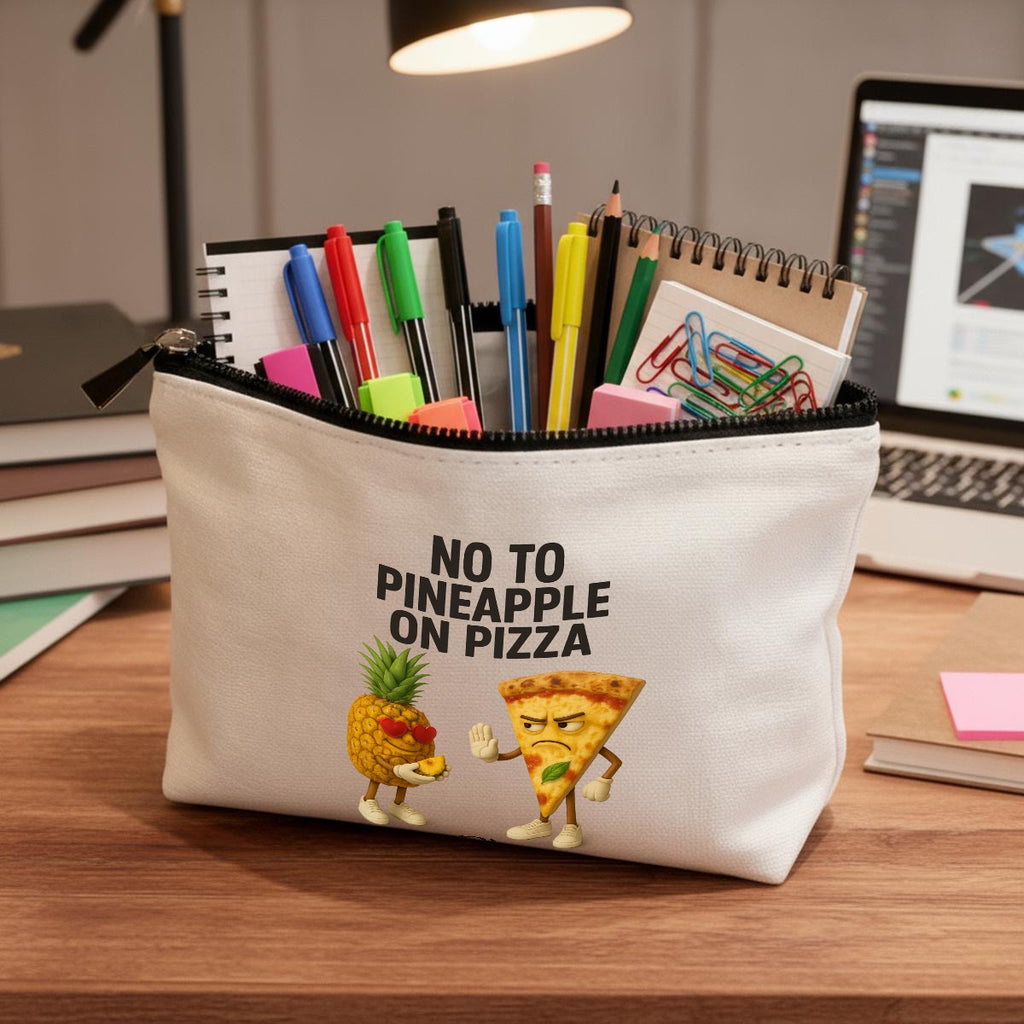 No to pineapple on pizza Travel Organizer bag