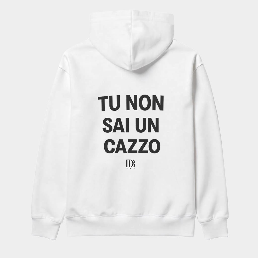 Tu non sai un cazzo Unisex Pullover Hoodie